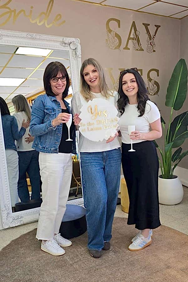 'Yes to the dress' at Laima Bridal.